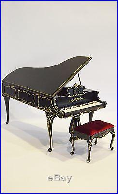 16 Scale Furniture for Fashion Dolls & 23035BKG 2015 Grand Piano & Bench