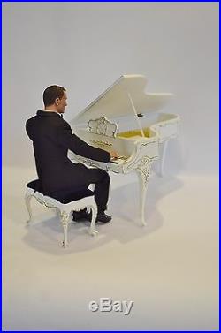 16 Scale Furniture for Fashion Dolls & 23035WG 2015 Grand Piano & Bench