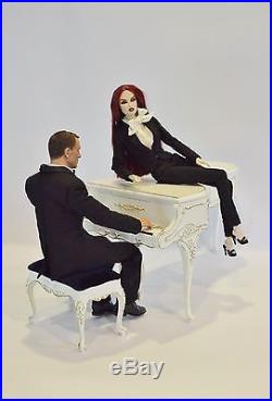 16 Scale Furniture for Fashion Dolls & 23035WG 2015 Grand Piano & Bench