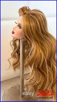 Erin Salston Repaint Reroot Doll Head Integrity Toys Fashion Royalty Barbie