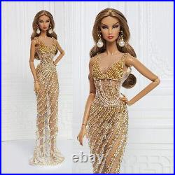 Evening Gown Mermaid Dress Fashion Royalty Fr2 Nuface Silkstone Barbie Doll D073