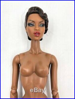 Fashion Royalty Integrity Toys Adele Makeda Exquise Nude Doll Black Skin