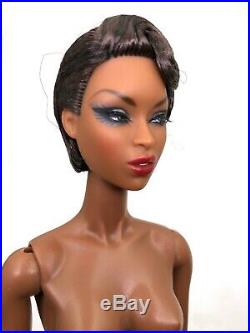 Fashion Royalty Integrity Toys Adele Makeda Exquise Nude Doll Black Skin