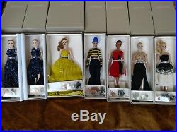 Fashion Royalty Jason Wu Anniversary Collection Elyse Jolie Dolls set of 7 NRFB