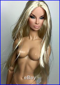 Fashion Royalty, OOAK Eugenia, nude doll, rerooted, enhanced