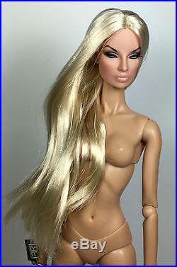 Fashion Royalty, OOAK Eugenia, nude doll, rerooted, enhanced