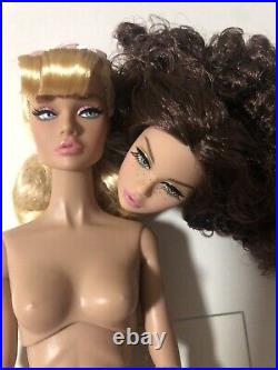 Integrity Toys Poppy Parker Sugar Nude Doll And OOAK Repaint Reroot Doll Head