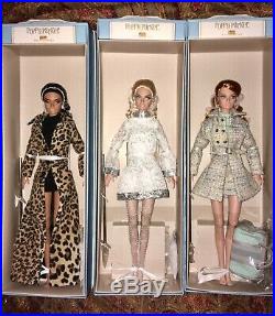 Poppy Parker doll lot Milan Tokyo London NRFB Fashion Royalty Integrity Toys Set
